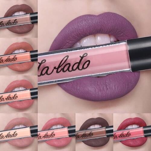 KADALADO 12 Colors Long Lasting Matte Liquid Lipstick Sexy Colors Lipstick Waterproof Lip Gloss Lip Tint Kit Makeup Cosmetics