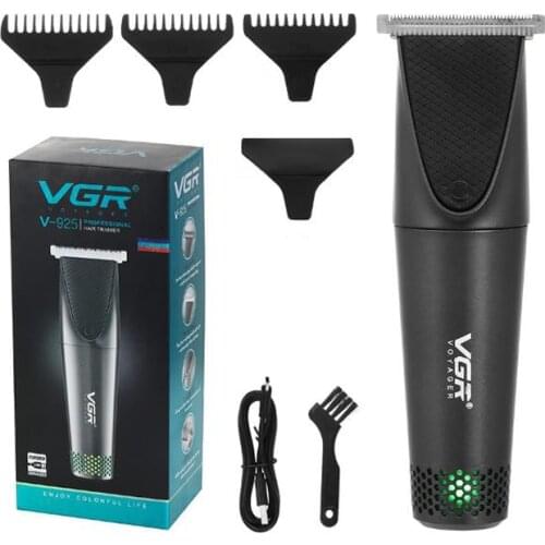 VGR 925 hair trimmer USB rechargeable hair clipper haircut machine oil head clipper white carving hair beard trimmer