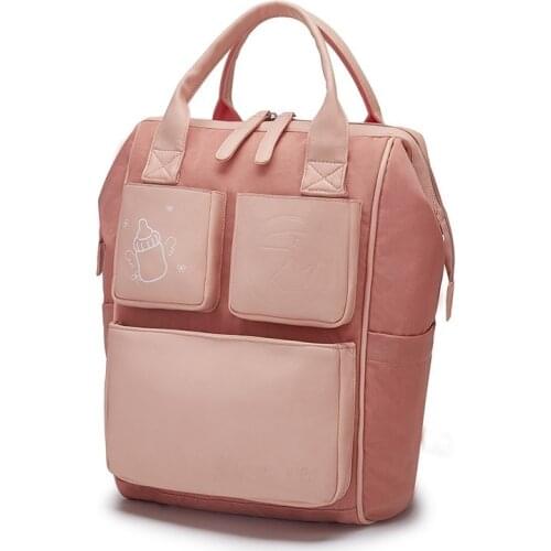 Large Capacity Mummy Bag Baby Nappy Bag Fashion Maternity Mummy Handbag Baby Stroller Bag Diaper Bag Backpack Baby Bags for Mom