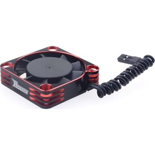 Rocket Metal 8.5V 16000RPM High Rotation Speed Cooling Fan for 4068 Brushless Motor ESC 1/10 1/8 RC Car Accessories Parts