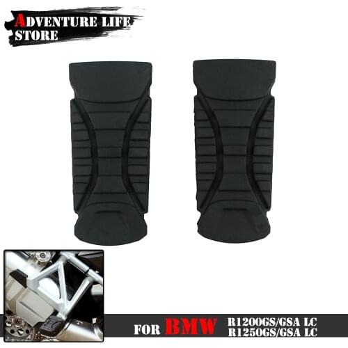 Motorcycle Rear Footpegs Plate Footrest Rubber Pad Cover Universal For BMW R1200GS LC Adventure R1200 GS ADV R1250GS R 1250 GS