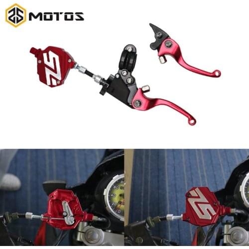 Short Stunt Clutch Lever Easy Pull Cable System For Kawasaki Z650 Z750 Z900 Z800 Z1000 ZX6R ZX10R KX125 KX250 KX250F KX450F KLX