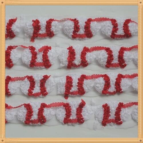 100/300pcs OVAL Chiffon Rosettes Baseball Appliques For Baby Girls Headbands Headwear Hair Clothing Making Crafting Accessories