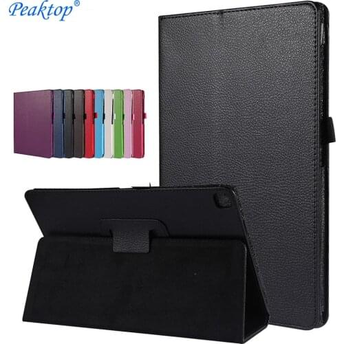 2 Section Foldable Litchi Pattern Protective Cover Case for Samsung Galaxy Tab A 2019 SM-T510 SM-T515 T510 T515 10.1 inch Cases