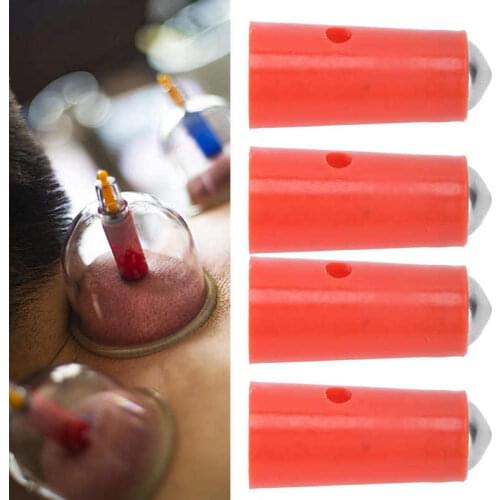 4pcs Vacuum Cupping Magnetic Needle Cupping Therapy Vacuum Suction Cup Spare Parts