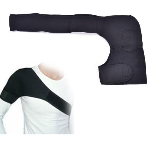 1PCS Left/Right Shoulder Bandage Adjustable Protector Brace Joint Pain Injury Shoulder Support Strap Training Sports Equipment