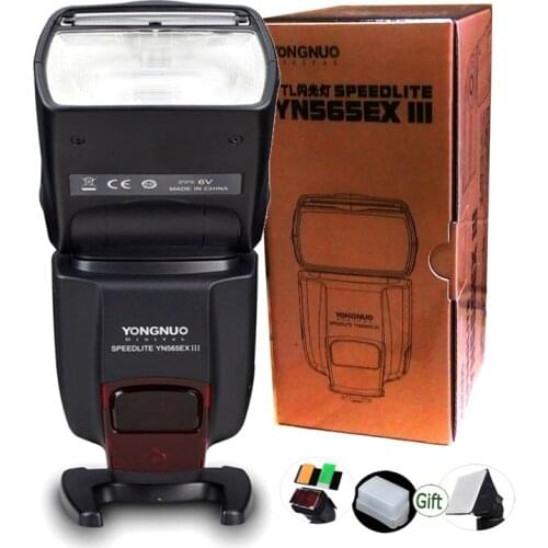 YONGNUO Wireless TTL Flash YN565EX III Camera Speedlite GN58 for DSLR Canon 6D 1D 5D II III IV 550D XS XSi XTi T2i