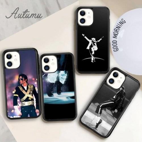 Michael Jackson famous singer Phone Case for iPhone 11 12 Pro Max mini X XR XS SE 2020 5 6S 7 8 Plus Samsung S9 S10 Cover shell