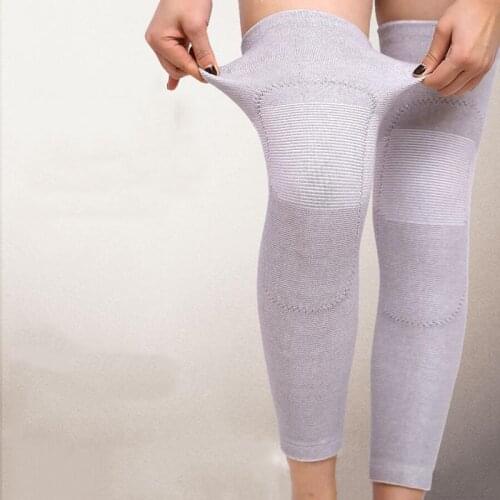 Breathable Absorb Sweat Basketball Knee Pad Shockproof Long Leg Sleeves Brace Football Sports