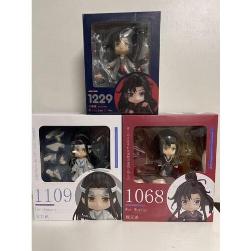 Anime Grandmaster of Demonic Cultivation Figure 1109 Lan Wangji 1068 1229 Wei Wuxian PVC Action Figure Collectible Model Toy