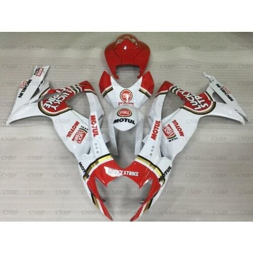 GSXR750 2006 - 2007 K6 Motorcycle Fairing for Suzuki GSXR750 2007 Fairings GSX R 750 07 Red White Fairing Kits