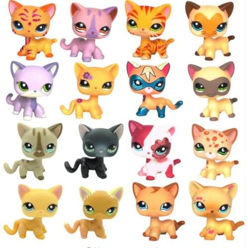 Pet Shop Lps Toys Dog GREAT DANE Collection Real White Brown Old Puppy Littlest Animal Figure Cute Child Gift Dragon Ball