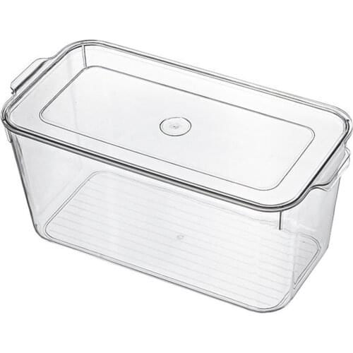 Food Storage Containers with Cover Refrigerator Drawer Stackable Kitchen Pantry Cabinet with for Freezer Fridge LBShipping