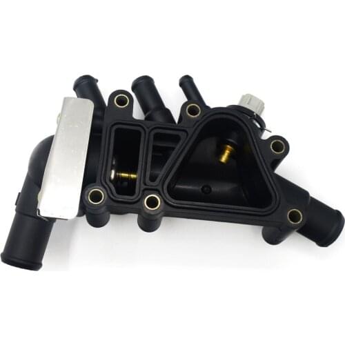 For Ford Street KA 1.3 1.6 Petrol RB RL2 2002-2011 Thermostat Housing with Sensor Switch &Gasket XS6E-8A586-AG XS6E8A586AG