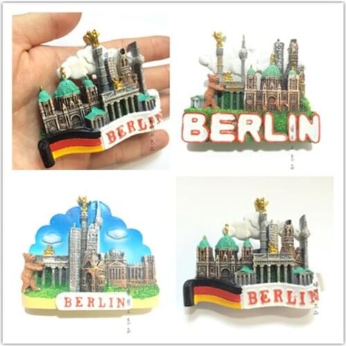 Fridge Magnet Souvenir Travel Collection Landmark Ancient Building In Berlin Germany Refrigerator Magnets Sticker Crafts Decor