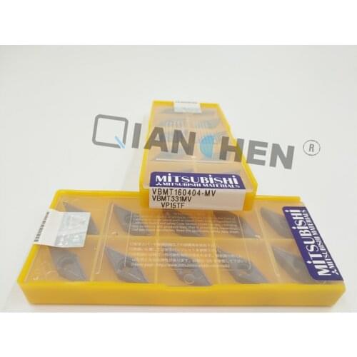 Mitsubishi 10pcs/lot VBMT160404 08 MV VP15TF Internal Turning Tool Hard Alloy