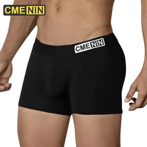 CMENIN 2021 New Cotton Sexy Boxer Mans Underwear Men Quick Dry Mens Underpants Boxershorts Men Trunks Slip CM6602