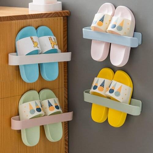 Wall Hanging Holder Bathroom Towel Shelf Shoes Holder Rag Pot Cover Holder Plastic Wrap Film Storage Racks Kitchen Accessories
