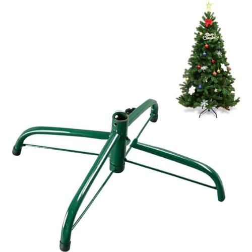New year decorations 30-50cm Iron Artificial Christmas Tree Stand Base Metal Pole Holder Party Christmas Decorations For Home Ch