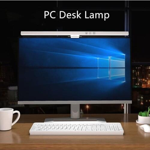 New Stepless Dimming Eye Care LED Table Lamp 50CM 78 LED Ship USB Charging Desk Lamp For Computer PC Monitor Desktop Bright Lamp