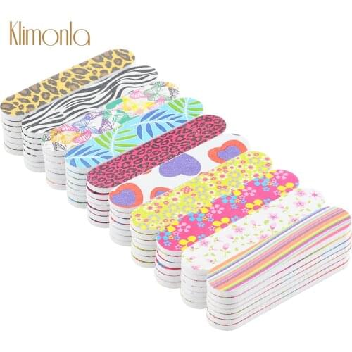 New Mixing Style 100Pcs/Lot Mini Nail File Sanding 240/240 Grit Double Sided Buffer Blocks Manicure Nails Care DIY Tools Set