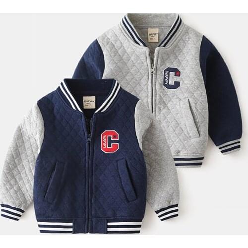 Girls Clothes Coat Fashion Baseball Jackets Spring Autumn Sport Casual Clothes Children Cardigan Kids For 2-8 Years