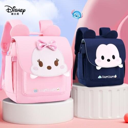 Authentic Disney Kindergarten School Bag Children Primary School Students Girls Boys 3-8 Years Old Cute Lightweight Backpack