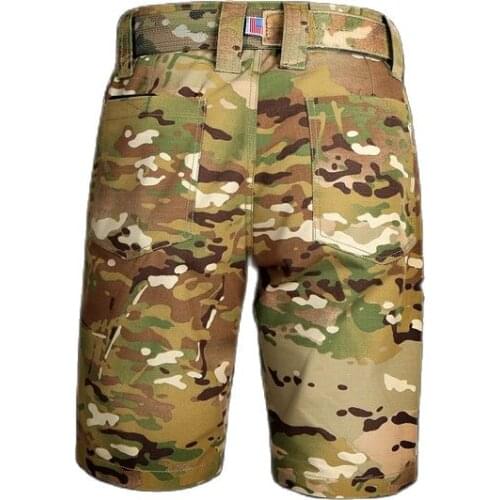 SMTP T5 American MC Men Summer Army Tactical Cargo Shorts Men Khaki Jogger Military Cotton Casual Loose Men Shorts