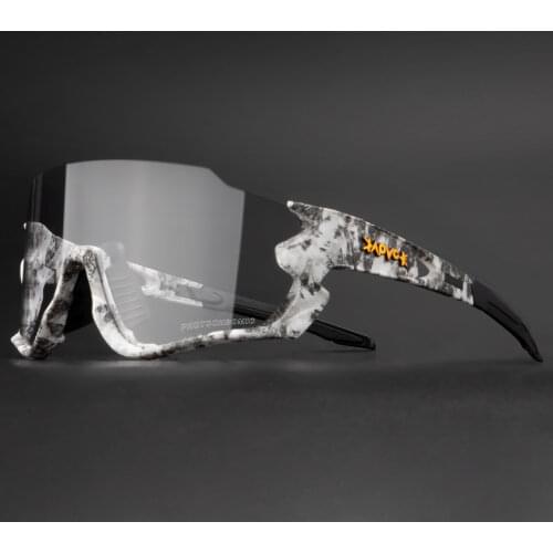 Kapove Cycling Sunglasses Photochromatic 1 Lens UV400 Women Sports Bicycle Eyewear MTB Cycling Glasses Men Mountain Bike Goggles