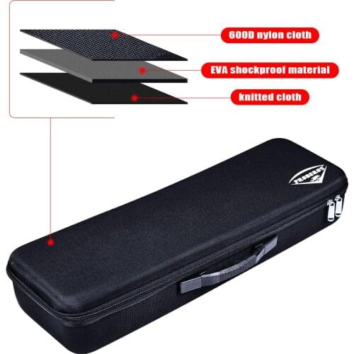 Polyester Fishing Bag Tool Black Multi-Purpose Cross Fly Fishing Sling Bag Waterproof Multi Function Fishing Waist Bag Tool Pack