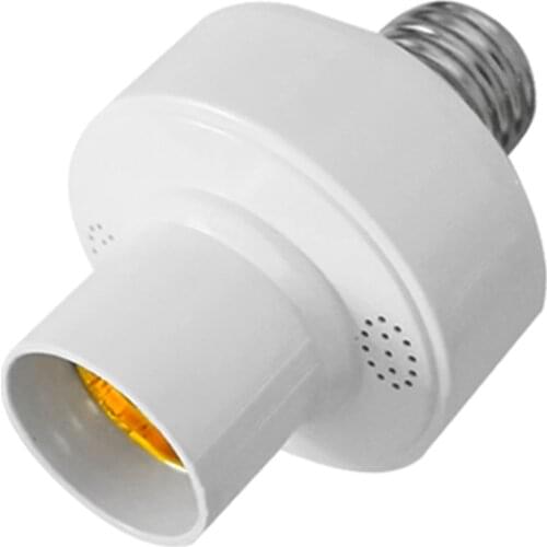 Bluetooth-compatible Smart Light Bulb Remote Control E27 Socket Lamp Bulb Holder Supports eWeLink App Control for iOS Android