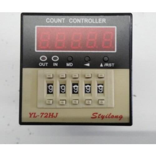 YL-72HJ intelligent digital high-speed mechanical DIP Sec industrial electronic meter counter length counter table