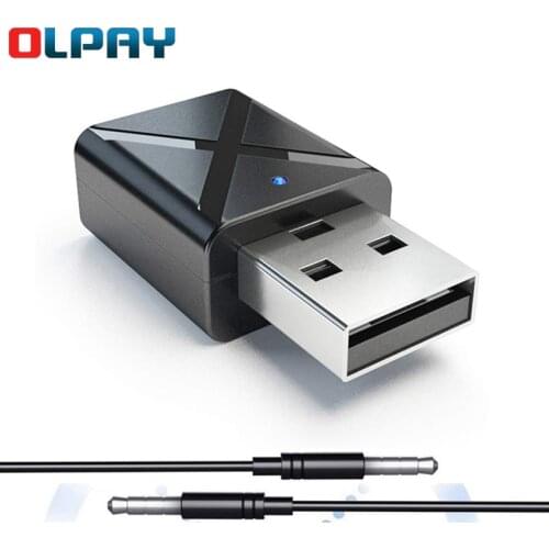 USB Wireless Bluetooth 5.0 Adapter 2 in 1 Receiver Transmitter Audio Music Adapter For TV Headphone Speaker Car Bluetooth Kit