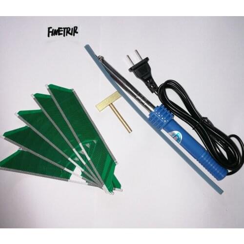 High Quality New 5pcs For SAAB SID2 LCD Display Pixel Repair Ribbon Cable Replacement + 1pc T-Iron Soldering Welding Tool