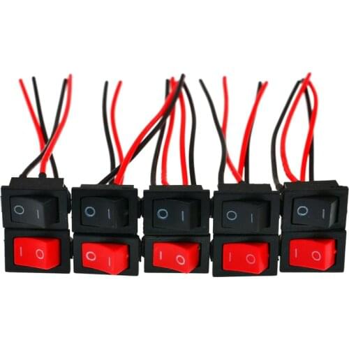 1Pc Motorcycle Universal modification switch On/Off Boat Rocker Switch For ATV Dirt Bike Moped Scooter Electric bicycle