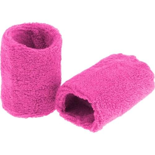 2Pcs Wristbands Sport Sweatband Hand Band Sweat Wrist Support Brace Wraps Guards Unisex For Gym Sports Basketball Hot