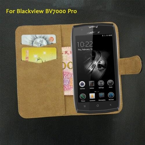 6 Colors Blackview BV7000 Pro Case Leather Fashion Vintage Luxury Multi-Function Blackview BV7000 Pro Phone Cover Card Slots