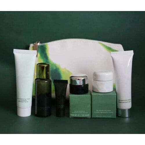 6pcs/set moisturizing cream 7ml the eye concentrate 5ml the concentrate 3ml cleansing foam 30ml reparative 30ml treatment lotion
