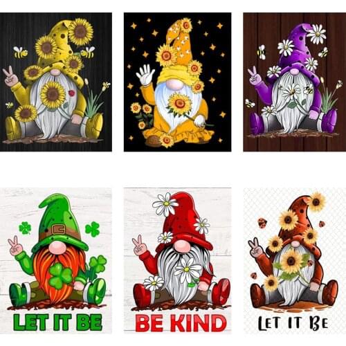 5D Diy Diamond Painting Dwarf pattern Set Full Round Drill Diamond Embroidery Mosaic Cross Stitch Kit Home Decoration gift