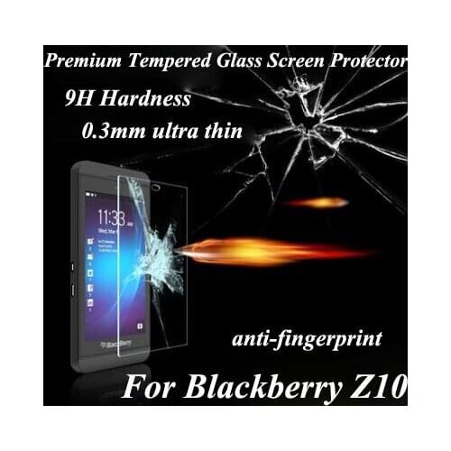 For Blackberry Z10 high quality 0.3mm thin Premium Tempered Glass Screen Protector For Blackberry Z10 Glass Screen Cover Guard