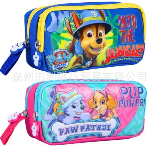 Deli Paw Patrol Series Student Stationery Box Children Boy Girl Cartoon Cute Large Capacity Pencil Case Student School Supplies