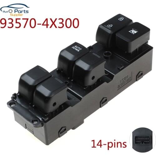 YAOPEI Car 93570-4X300 Front Left Power Window Master Switch For Kia 2011 2012 2013 2014 2015 RIO K2 935704X300
