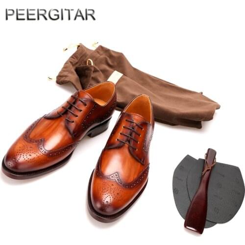 HI&HANN Mens Oxfords