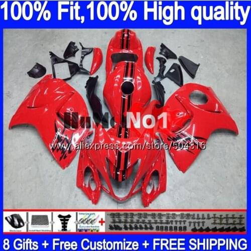 Injection For SUZUKI GSXR-1300 GSXR 1300 Hayabusa Glossy red 30MC.94 GSXR1300 2008 2013 2014 2015 2016 08 13 14 15 16 Fairing