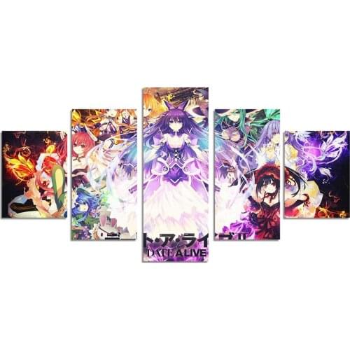 Picture Canvas Printed Painting Date A Live Kotori Itsuka Wall Art Poster for Living Room Decor No Frame
