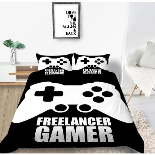 Xbox Game Handle 3D Digital Printed Bedding Set Queen Size Pillowcase Boys Girls Fashionable Modern Home Beds Sets