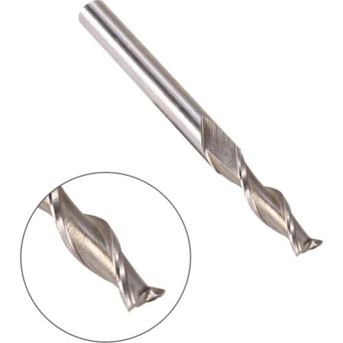 5Pcs/Lot End Mill Cutter CNC Bit Extra Long 6mm 2 Flute HSS & Aluminium End Mill Cutter Extended Milling Router Bit Cutters