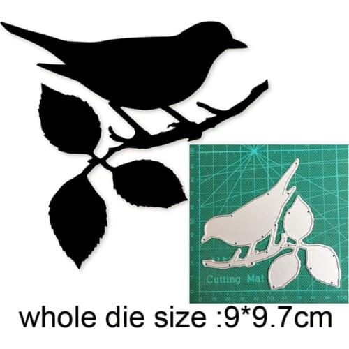Craft dies Metal cutting dies cut die mold bird on tree decoration Scrapbook dies paper crafts knife mould blade punch stencils