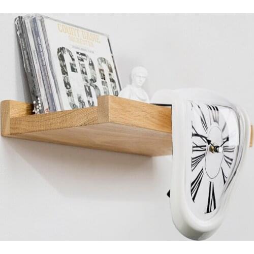 Melting Clock New Creative Surreal Distorted Wall Clock Home Decoration Surrealist Salvador Dali Style Clocks