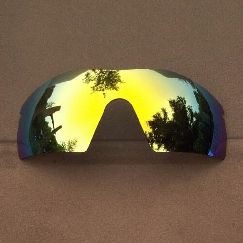 24K Gold Mirrored Polarized Replacement Lenses for Radar XL Sunglasses Frame 100% UVA & UVB Anti-scratch